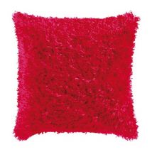Housse de Coussin 'Fourrure' 40x40cm Rouge