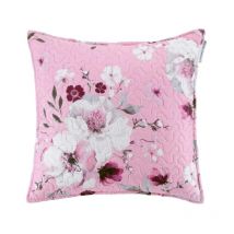 Housse de Coussin 'Velvet Flower' 60x60cm Rose
