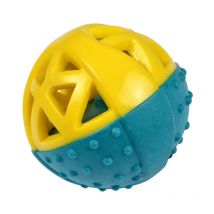 Jouet pour Chien Balle 'Géométrique' 9cm Bleu