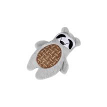 Jouet pour Chien Sonore "Églantine le Raton Laveur" 28cm Gris