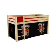 Paris Prix - Lit Enfant 'Pino Pirates ii' 90x200cm Naturel