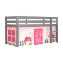 Lit Enfant "Pino Spring" Gris