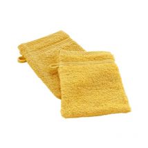 Lot de 2 Gants de Toilette "Tendresse" 15x21cm Mimosa