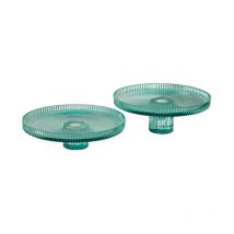 Lot de 2 Plats à Tarte "Merveille" 19cm Bleu Azur