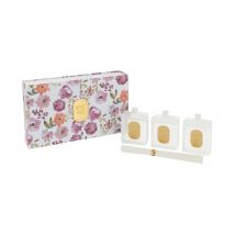 Coffret 3 Diffuseurs de Parfum "Happiness Blooms" 22cm Mimosa & Rose