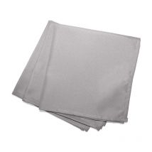 Lot de 3 Serviettes de Table "Essentiel" 40x40cm Gris