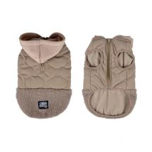 Manteau Matelassé Pour Chien "Teddy" 35cm Beige