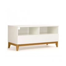 Paris Prix - Meuble tv Design 'Blanco' 120cm Blanc