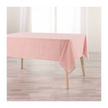 Nappe Imprimée en Coton 'Fina' 140x240cm Rose