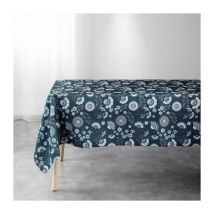 Nappe Imprimée "Garance" 145x240cm Bleu