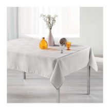 Nappe Rectangulaire 'Ondelina' 140x300cm Naturel