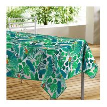 Nappe Toile Cirée Déco "Carlita" 140x240cm Blanc