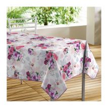 Nappe Toile Cirée 'Rossana' 140x300cm Rose
