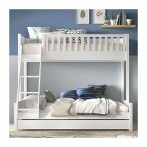Pack - Lit Familial & Tiroir 'Scott' Blanc