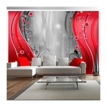Papier Peint "Behind the Curtain of Red" 245 x 350 cm
