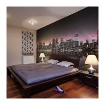 Papier Peint "Colorful Glow Over NYC" 154 x 200 cm
