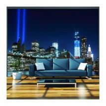 Papier Peint "Floodlights Over NYC" 154 x 200 cm
