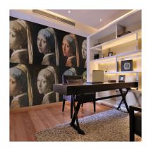 Papier Peint "Girl with a Pearl Earring Pop Art" 270 x 350 cm