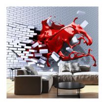 Papier Peint "Laine Écarlate" 140 x 200 cm