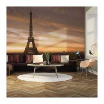 Papier Peint "Tour Eiffel à l'aube" 193 x 250 cm