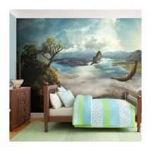 Papier Peint "Vol au dessus du Lac" 154 x 200 cm