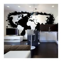 Papier Peint "White Continents, Black Oceans... II" 450x270cm