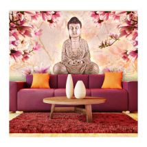 Papier Peint XXL "Bouddha & Magnolia" 270x550cm
