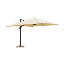 Parasol Déporté Avec 'Housse' 400cm Sable