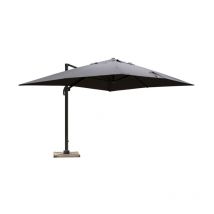 Parasol Déporté Avec 'Housse' 400cm Gris