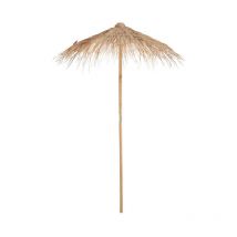 Paris Prix - Parasol en Bois 'Paille' 150cm Naturel