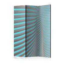 Paravent 3 Volets "Neon Blue" 135x172cm