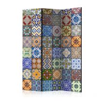 Paravent 3 Volets "Paravent : Mosaïque Colorée" 135x172cm