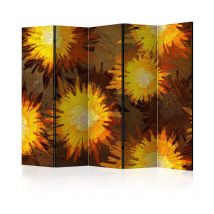 Paravent 5 Volets "Sunflower Dance" 172x225cm