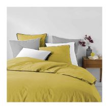 Parure de Lit 3 Pièces 'Linette' 240x220cm Jaune