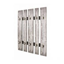 Patère Murale Vintage 'Eva' 100cm Gris