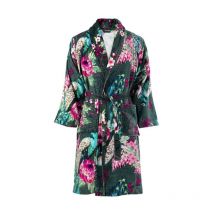 Peignoir de Bain en Coton "Blossom" Vert S