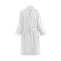 Peignoir de Bain en Coton "Carla" Blanc L