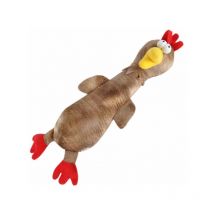Peluche pour Chien "Coq" 32cm Marron