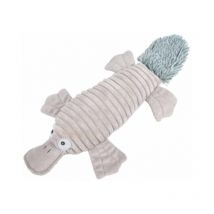 Peluche pour Chien 'Ornithorynque' 38cm Gris
