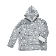 Plaid Sweat Enfant 'Phosphorescent' 6-9ans Gris