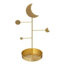 Porte-bijoux Déco lune 35cm Or - Paris Prix