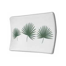 Porte Savon en Céramique "Jungly" 14cm Blanc
