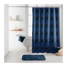 Rideau de Douche 'Achille' 180x200cm Vert & Bleu