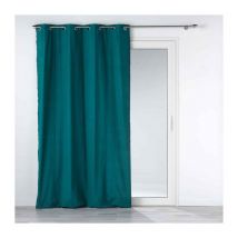 Rideau à Œillets 'Mistraline' 140x240cm Bleu Canard