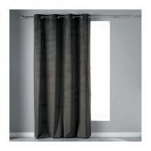 Rideau à Œillets "Velvetine" 140x240cm Anthracite