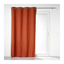 Rideau Occultant 'Obscure' 140x260cm Terracotta