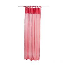 Rideau Voilage "Faded" 140x290cm Rouge