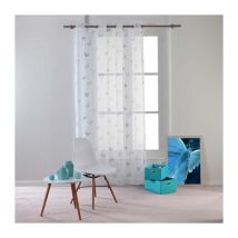 Rideau Voilage 'Hesperia' 140x240cm Bleu