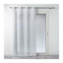 Rideau Voilage à Œillets "Mitsy" 140x240cm Blanc