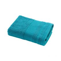 Serviette de Toilette "Tendresse" 50x90cm Bleu Paon